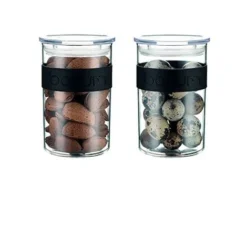 Bodum K11828-01SA - Barattolo Portaoggetti, 0,6 L, Colore: Nero -Moulinex Negozio 70787204 3