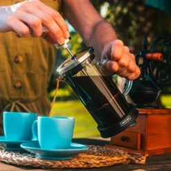 Nerthus FIH 663 Caffettiera A Stantuffo 600 Ml, Glass, Vetro -Moulinex Negozio 70791998 3