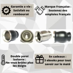 Bombilla Calabash Mate Kit Per Yerba Mate E Spazzola Per Bottiglie - Contiene 1 Tazza 1 Cannuccia Filtrante In Acciaio Inossidabile Di Alta Qualità 1 Spazzola Per La Pulizia 3 Ebook Gratuiti -Moulinex Negozio 70835895 3