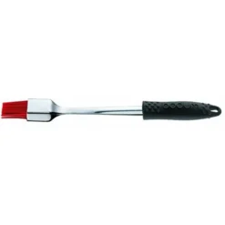 Bodum Fyrkat Pennello Da Cucina Per Il Petrolio, Pennello In Silicone, Spazzola Barbecue, Acciaio / Silicone Nero 11488-01