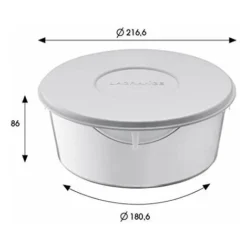 Lagrange - Vaso Per Specialità Lattiere Proteiche Yogurtiere, 1 Litro -Moulinex Negozio 70870460 4