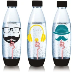 Confezione Da 3 Bottiglie Da 1l Per Gassatrici Modello Random - 3000143 - Sodastream