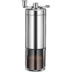 Macinacaffè Manuale Con Regolazioni Esterne, Macina Conica In Ceramica