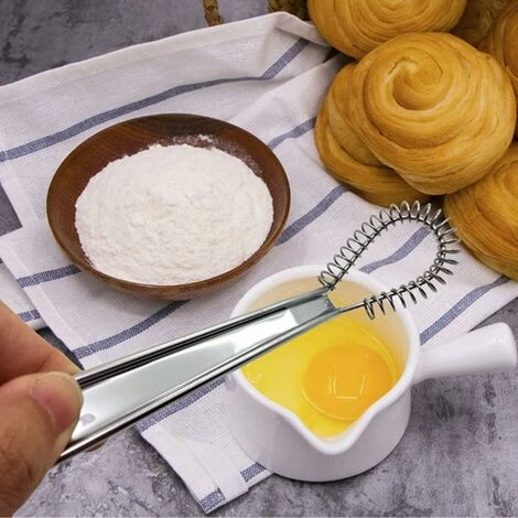 Acciaio Inossidabile Manuale Per Montare La Panna E L'impasto Piccolo Strumento Di Cottura Miele Bastoncino Per Miele Cucchiaio Di Miele Caricato A Molla Frullino Per Le Uova Mixer Per Bevande Frullin 2 Acciaio Inossidabile Manuale Per Montare La Panna E L'impasto Piccolo Strumento Di Cottura Miele Bastoncino Per Miele Cucchiaio Di Miele Caricato A Molla Frullino Per Le Uova Mixer Per Bevande Frullin - immagine 2