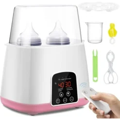 Scaldabiberon Elettrico, Sterilizzatore Per Biberon Elettrico Portatile 6 In 1 Con Display A LED E Controllo Della Temperatura, Per Sterilizzare/scongelare/riscaldare Gli Alimenti