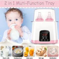 Scaldabiberon Elettrico, Sterilizzatore Per Biberon Elettrico Portatile 6 In 1 Con Display A LED E Controllo Della Temperatura, Per Sterilizzare/scongelare/riscaldare Gli Alimenti -Moulinex Negozio 71884596 3