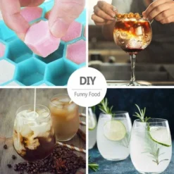 Confezione Da 2 Vassoi Per Cubetti Di Ghiaccio Flessibili In Silicone Con Coperchio, Vassoi Per Cubetti Di Ghiaccio Flessibili Impilabili E Sicuri -Moulinex Negozio 71884707 5