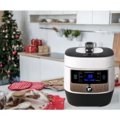 Aigostar Panda 30 Hgz – Pentola A Pressione Multifunzione E Cottura Lenta, 14 Funzioni Programmabili Con Pannello LED, Contenitore In Acciaio Inox Da 6 Litri, 1000 W. Ricettario In PDF 6 Aigostar Panda 30 Hgz – Pentola A Pressione Multifunzione E Cottura Lenta, 14 Funzioni Programmabili Con Pannello LED, Contenitore In Acciaio Inox Da 6 Litri, 1000 W. Ricettario In PDF -Moulinex Negozio 72603429 2