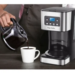 Taylor Swoden Darcy - Macchina Da Caffè 950W Con Filtro Riutilizzabile E Piatto Base Caldo, Capacità 1,5 Litri, Sistema Antigoccia, Timer, Senza BPA, Nero -Moulinex Negozio 72603453 5