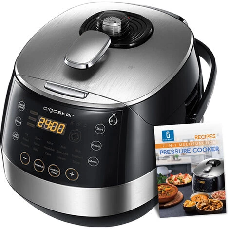 Aigostar Pentola A Pressione Programmabile E Multifunzionale, 7 In 1, Ricetta PDF Online. 5 Litri Con Pentola Interna Antianderente, 900W 1 Aigostar Pentola A Pressione Programmabile E Multifunzionale, 7 In 1, Ricetta PDF Online. 5 Litri Con Pentola Interna Antianderente, 900W