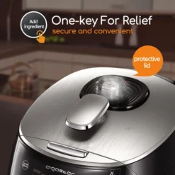 Aigostar Pentola A Pressione Programmabile E Multifunzionale, 7 In 1, Ricetta PDF Online. 5 Litri Con Pentola Interna Antianderente, 900W 8 Aigostar Pentola A Pressione Programmabile E Multifunzionale, 7 In 1, Ricetta PDF Online. 5 Litri Con Pentola Interna Antianderente, 900W -Moulinex Negozio 72603459 4