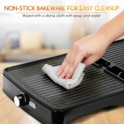 Aigostar Calore - Panini Maker/Griglia Elettrica 3 In 1, Piastra Antiaderente, 1800 W, Bistecchiera Elettrica Con Regolatore Di Temperatura, Apertura 180°, Distribuzione Uniforme Del Calore 9 Aigostar Calore - Panini Maker/Griglia Elettrica 3 In 1, Piastra Antiaderente, 1800 W, Bistecchiera Elettrica Con Regolatore Di Temperatura, Apertura 180°, Distribuzione Uniforme Del Calore -Moulinex Negozio 72603476 5