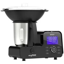 SOGO Human Technology Robot Da Cucina 1500 W Nero, Acciaio Inox