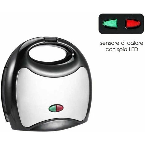 Piastra Per Sandwich Panini Antiaderente 5 Piastra Per Sandwich Panini Antiaderente - immagine 5