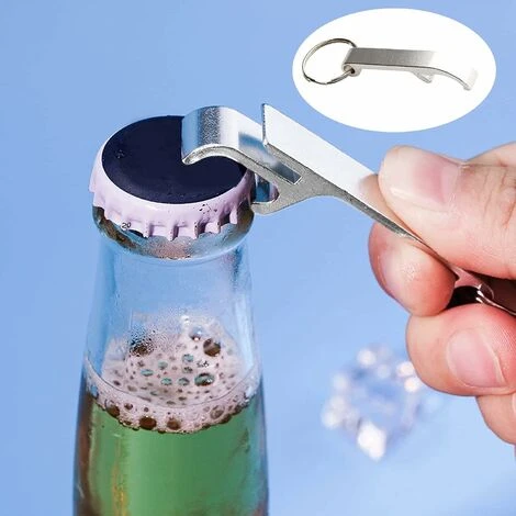 Portachiavi Apribottiglie, Mini Apribottiglie In Alluminio Per Birra - Chiave Apribottiglie, Per Apribottiglie Con Gambe - Portachiavi Apribottiglie Tascabile Per Birra, 2 Monete D'argento 3 Portachiavi Apribottiglie, Mini Apribottiglie In Alluminio Per Birra - Chiave Apribottiglie, Per Apribottiglie Con Gambe - Portachiavi Apribottiglie Tascabile Per Birra, 2 Monete D'argento - immagine 3