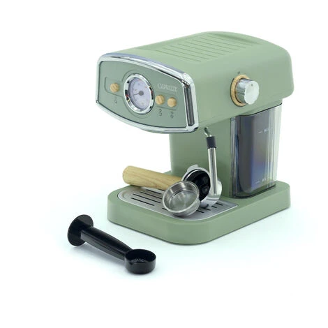 Macchina Da Caffé Express Semi-automatica Caprizze Kai 1050 W 15 Bar Capacitá Per 5 Tazzine Con Vaporizzatore Colore Verde Opaco 1 Macchina Da Caffé Express Semi-automatica Caprizze Kai 1050 W 15 Bar Capacitá Per 5 Tazzine Con Vaporizzatore Colore Verde Opaco