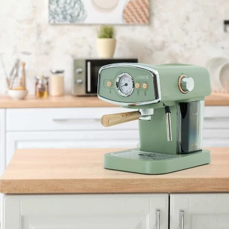 Macchina Da Caffé Express Semi-automatica Caprizze Kai 1050 W 15 Bar Capacitá Per 5 Tazzine Con Vaporizzatore Colore Verde Opaco 2 Macchina Da Caffé Express Semi-automatica Caprizze Kai 1050 W 15 Bar Capacitá Per 5 Tazzine Con Vaporizzatore Colore Verde Opaco - immagine 2