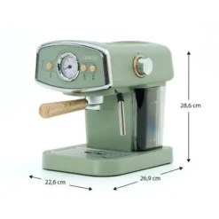 Macchina Da Caffé Express Semi-automatica Caprizze Kai 1050 W 15 Bar Capacitá Per 5 Tazzine Con Vaporizzatore Colore Verde Opaco 8 Macchina Da Caffé Express Semi-automatica Caprizze Kai 1050 W 15 Bar Capacitá Per 5 Tazzine Con Vaporizzatore Colore Verde Opaco -Moulinex Negozio 76398304 4