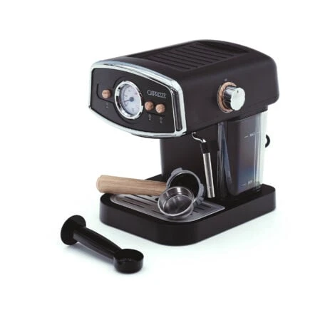 Macchina Caffé Express Semi-automatica Caprizze Kai 1050 W 15 Bar Capacitá Per 5 Tazzine Con Vaporizzatore Colore Nero Opaco 1 Macchina Caffé Express Semi-automatica Caprizze Kai 1050 W 15 Bar Capacitá Per 5 Tazzine Con Vaporizzatore Colore Nero Opaco