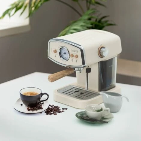 Macchina Da Caffé Express Semi-automatica Caprizze Kai 1050 W 15 Bar Capacitá Per 5 Tazzine Con Vaporizzatore Color Bianco Opaco 2 Macchina Da Caffé Express Semi-automatica Caprizze Kai 1050 W 15 Bar Capacitá Per 5 Tazzine Con Vaporizzatore Color Bianco Opaco - immagine 2