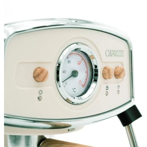 Macchina Da Caffé Express Semi-automatica Caprizze Kai 1050 W 15 Bar Capacitá Per 5 Tazzine Con Vaporizzatore Color Bianco Opaco 3 Macchina Da Caffé Express Semi-automatica Caprizze Kai 1050 W 15 Bar Capacitá Per 5 Tazzine Con Vaporizzatore Color Bianco Opaco - immagine 3