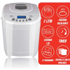 Macchina Per Il Pane Torte E Marmellate Potenza 600W Timer E 12 Livelli Cottura -Moulinex Negozio 76872451 5