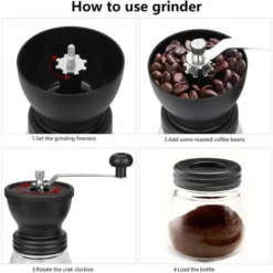 Macinacaffè Manuale, Smerigliatrice Portatile Regolabile In Ceramica Con Contenitore 9 Macinacaffè Manuale, Smerigliatrice Portatile Regolabile In Ceramica Con Contenitore -Moulinex Negozio 76873536 5