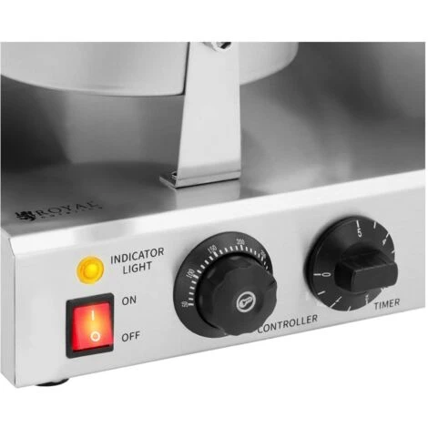 Piastra Per Waffles Doppia Piastra Per Cialde 2.000 W 0 - 5 Min Timer 2 Piastra Per Waffles Doppia Piastra Per Cialde 2.000 W 0 - 5 Min Timer - immagine 2