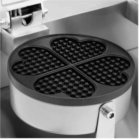 Piastra Per Waffles Doppia Piastra Per Cialde 2.000 W 0 - 5 Min Timer 3 Piastra Per Waffles Doppia Piastra Per Cialde 2.000 W 0 - 5 Min Timer - immagine 3
