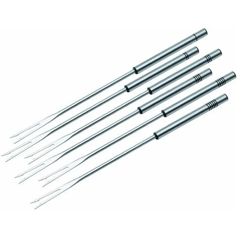KUHN RIKON 32208 - Set Forchette Per Fonduta Di Formaggio/carne, In Plastica, 6 Pezzi 1 KUHN RIKON 32208 - Set Forchette Per Fonduta Di Formaggio/carne, In Plastica, 6 Pezzi