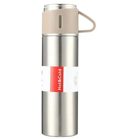 Bottiglia D'acqua Isolata Sottovuoto In Acciaio Inossidabile A Doppio Strato Bottiglia Termica 12H Mantiene Caldo E Freddo A Tenuta Stagna Adatto Per Viaggi All'aperto In Ufficio A Casa (Argento) 1 Bottiglia D'acqua Isolata Sottovuoto In Acciaio Inossidabile A Doppio Strato Bottiglia Termica 12H Mantiene Caldo E Freddo A Tenuta Stagna Adatto Per Viaggi All'aperto In Ufficio A Casa (Argento)