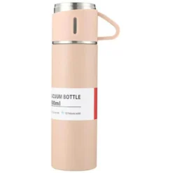 Bottiglia D'acqua Isolata Sottovuoto In Acciaio Inossidabile A Doppio Strato Bottiglia Termica 12H Mantiene Caldo E Freddo A Tenuta Stagna Adatto Per Viaggi All'aperto In Casa E Ufficio (rosa)