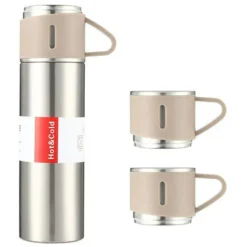 Bottiglia D'acqua Isolata Sottovuoto In Acciaio Inossidabile A Doppio Strato Bottiglia Termica 12H Mantiene Caldo E Freddo A Tenuta Stagna Adatto Per Viaggi All'aperto In Casa E Ufficio (confezione Re