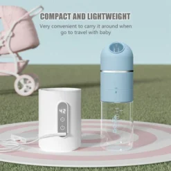 Scaldabiberon Portatile Termostato Per Biberon Termostato Regolabile Display A LED Alimentato Tramite USB Con Biberon In Vetro Da 240 Ml E Distributore Di Latte In Polvere (blu) 8 Scaldabiberon Portatile Termostato Per Biberon Termostato Regolabile Display A LED Alimentato Tramite USB Con Biberon In Vetro Da 240 Ml E Distributore Di Latte In Polvere (blu) -Moulinex Negozio 77490854 4