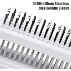 Inteneritore Di Carne Con 48 Lame Ad Ago In Acciaio Inossidabile Strumento Per Intenerire E Marinare La Carne Inteneritori Da Cucina Cottura Alla Griglia BBQ Marinata Flavour Maximizer (bianco) -Moulinex Negozio 77495234 4