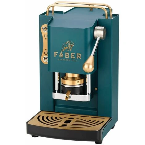 Faber Macchina Da Caffe A Cialde Pro Mini Deluxe British Green - FABPROMINIBRITISHBAS 1 Faber Macchina Da Caffe A Cialde Pro Mini Deluxe British Green - FABPROMINIBRITISHBAS