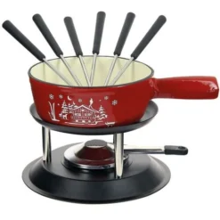 Set Fonduta 6 Forchette Rosse - 404091 - Tableandcook