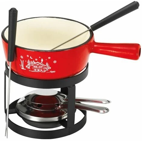 Fonduta Set 2 Forchette Rosse - SH-V611 - Tableandcook 1 Fonduta Set 2 Forchette Rosse - SH-V611 - Tableandcook
