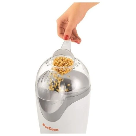 Clatronic PM 3635 Macchina Ad Aria Calda Per Pop Corn Bianco 2 Clatronic PM 3635 Macchina Ad Aria Calda Per Pop Corn Bianco - immagine 2