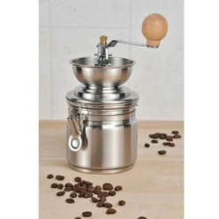 Macinacaffè Con Macina In Ceramica, Acciaio Inox