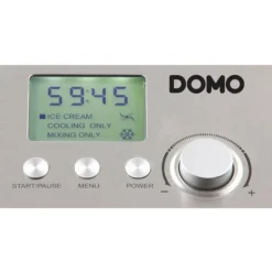 Domo DO9201I Ice Cream Maker - Ice Cream Makers (Stainless Steel, Ice Cream, Sherbet, 480 X 430 X 310 Mm) 5 Domo DO9201I Ice Cream Maker - Ice Cream Makers (Stainless Steel, Ice Cream, Sherbet, 480 X 430 X 310 Mm) -Moulinex Negozio 78978109 3