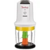 Moulinex AT723110 Multi Moulinette 6-in-1, 500 W, 0.5 Litri, Di Plastica, 2 Velocità, Bianco