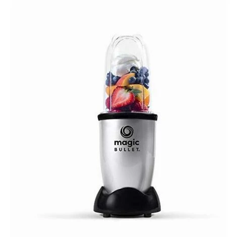 Magic Bullet Di Nutribullet, Frullatore Elettrico, Frullatore Piccolo, Confezione Con 7 Accessori, Potenza 250 Watt, Grigio, MBR10 5 Magic Bullet Di Nutribullet, Frullatore Elettrico, Frullatore Piccolo, Confezione Con 7 Accessori, Potenza 250 Watt, Grigio, MBR10 - immagine 5
