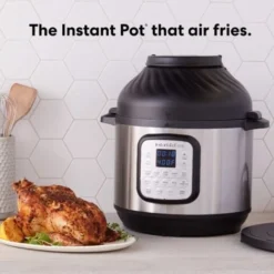 Instant Pot Duo Crisp + Hot Air Fryer 11-in-1 Electric Multi-Cooker 5.7 L - Pressure Cooker, Air Fryer, Slow Cooker, Steamer, Sous Vide Device, Dehydrator With Grill, Keep Warm And Baking Function 7 Instant Pot Duo Crisp + Hot Air Fryer 11-in-1 Electric Multi-Cooker 5.7 L - Pressure Cooker, Air Fryer, Slow Cooker, Steamer, Sous Vide Device, Dehydrator With Grill, Keep Warm And Baking Function -Moulinex Negozio 78990118 4