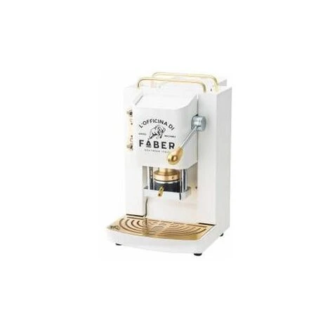 Faber Macchina Da Caffe A Cialde Pro Deluxe Pure White - FABPROWHITEBASOTTELE 1 Faber Macchina Da Caffe A Cialde Pro Deluxe Pure White - FABPROWHITEBASOTTELE