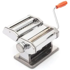 2018.513.5cm Ingranaggi Regolabili Macchina Per Tagliatelle Manuale In Acciaio Inox (argento In Un Unico Pezzo)