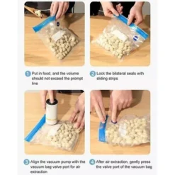 Sacco Sottovuoto Abbigliamento Cibo Pompa Guarnizione Pompa Ad Aria Domestica Compressa Elettrica -Moulinex Negozio 81292759 5