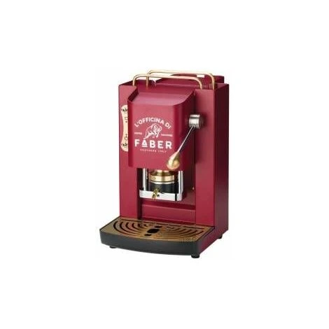 Faber Pro Deluxe Macchina Da Caffialde 44mm Cherry Red Ottone - PROCHERRYBASOT 1 Faber Pro Deluxe Macchina Da Caffialde 44mm Cherry Red Ottone - PROCHERRYBASOT