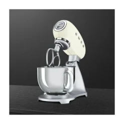 Impastatrice Planetaria Smeg SMF02CREU Base Argento 800W 50's Style 4,8L Nuovo 9 Impastatrice Planetaria Smeg SMF02CREU Base Argento 800W 50's Style 4,8L Nuovo -Moulinex Negozio 81862393 5