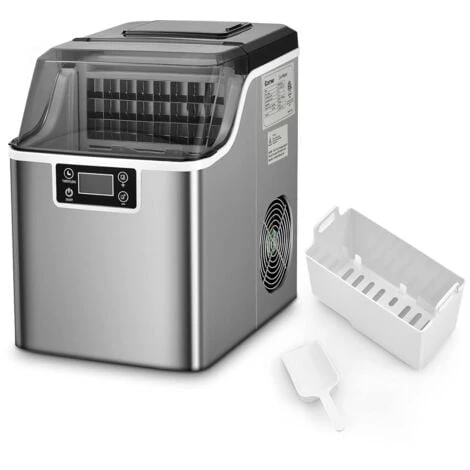 RELAX4LIFE Macchina Per Cubetti Di Ghiaccio, Capacità 18 Kg/24 Ore, Durata 15-20 Min Con Timer 1-24 Ore, Serbatoio D’Acqua 3,2L, Stoccaggio Ghiaccio 1,2 Kg, Produttore Domestico Di Ghiaccio A Cubetti 1 RELAX4LIFE Macchina Per Cubetti Di Ghiaccio, Capacità 18 Kg/24 Ore, Durata 15-20 Min Con Timer 1-24 Ore, Serbatoio D’Acqua 3,2L, Stoccaggio Ghiaccio 1,2 Kg, Produttore Domestico Di Ghiaccio A Cubetti